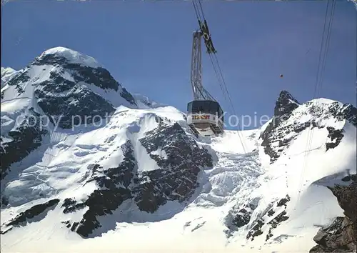 Seilbahn Klein Matterhorn Zermatt Breithorn  Kat. Bahnen