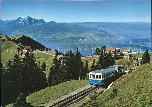 Zahnradbahn Arth Rigi Bahn Rigi Staffel Vierwaldstaettersee Pilatus Luzern Kat. Bergbahn
