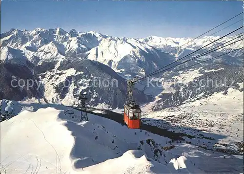 Seilbahn Attelas Verbier Mont Blanc  Kat. Bahnen