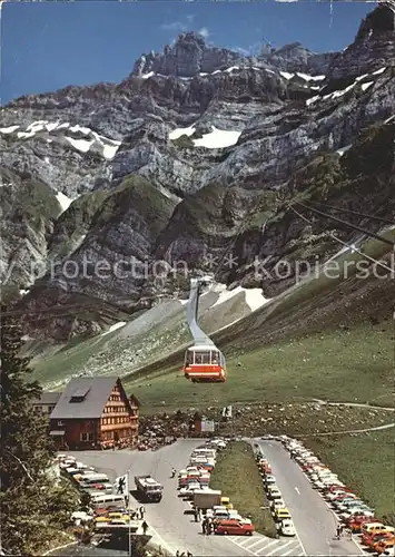 Seilbahn Saentis Schwaegalp Talstation Restaurant Gyrenspitz  Kat. Bahnen