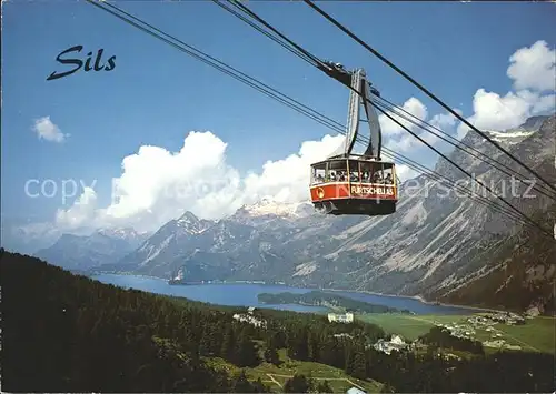 Seilbahn Sils Maria Sils Baselgia Oberengadin Kat. Bahnen