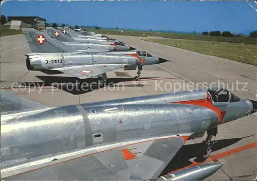 Flugzeuge Militaria Mirages J 2313 Kat. Airplanes Avions