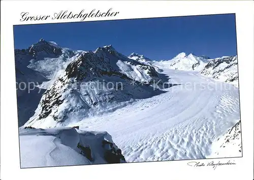 Gletscher Grosser Aletschgletscher  Kat. Berge