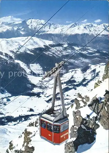 Seilbahn Parpaner Rothorn Lenzerheide Valbella Churwaldnertal Ringelspitz Kat. Bahnen