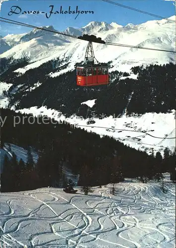 Seilbahn Braemabueel Jakobshorn Davos Amselfluh Kat. Bahnen