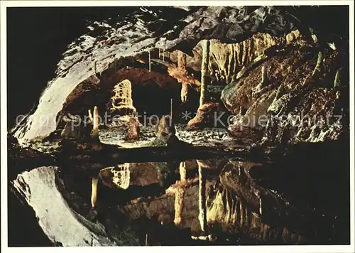 Hoehlen Caves Grottes St. Beatushoehlen Thunersee Interlaken Spiegelsee  Kat. Berge