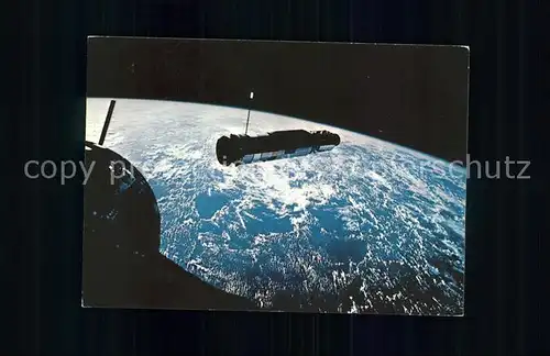 Raumfahrt Kupplungsmanoever Gemini 10 Kapsel Zielkoerper Agena 10 Kat. Flug