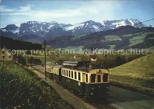 Eisenbahn St. Gallen Gais Appenzell Altstaetten Bahn Bogarten Marwees  Kat. Eisenbahn