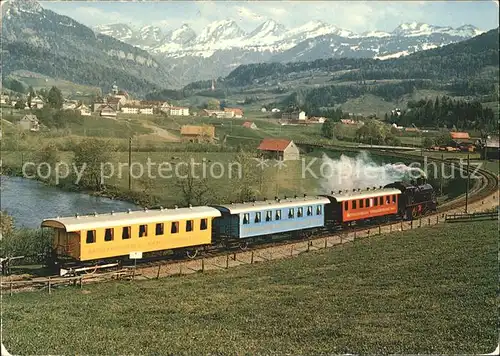 Eisenbahn Amor Express Bodensee Toggeburg Bahn Nesslau Neu St. Johann Kat. Eisenbahn