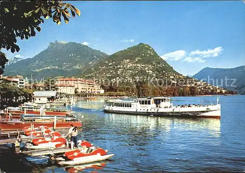 Motorschiffe Ceresio Lugano Monte Bre  Kat. Schiffe