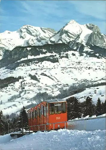Zahnradbahn Unterwasser Obertoggenburg Saentis Schafberg Kat. Bergbahn