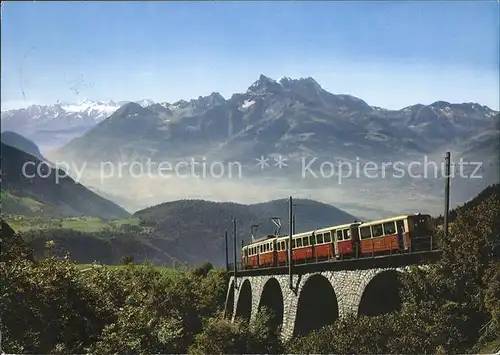 Zahnradbahn Leysin  Kat. Bergbahn