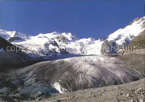 Gletscher Morteratschgletscher Bellavista Oberengadin Kat. Berge