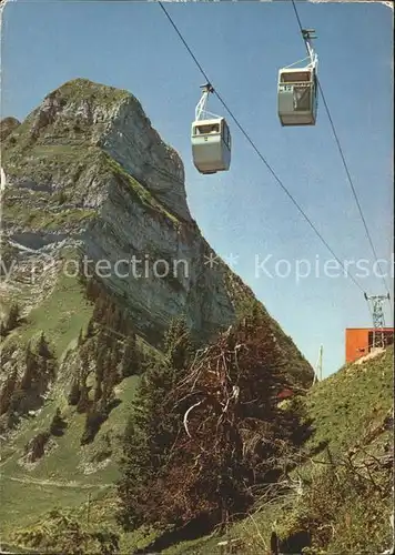 Seilbahn Telecabine au Moleson Gruyere  Kat. Bahnen