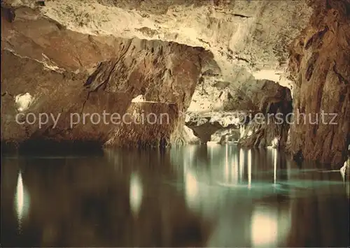 Hoehlen Caves Grottes Lac Souterrain St. Leonard  Kat. Berge