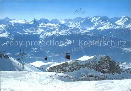 Seilbahn Crans Montana Funitel Kat. Bahnen