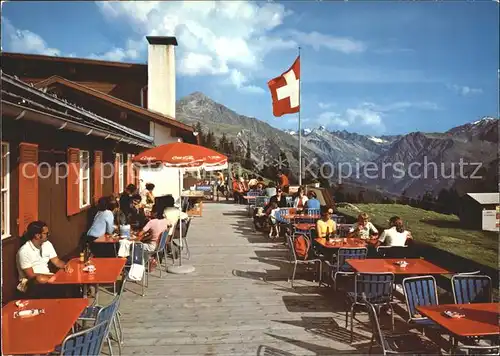 Restaurant Hotel Bergrestaurant Albeina Madrisa Saaser Alp aelpeltispitz Plattenhorn Kat. Gastwirtschaft