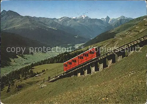 Zahnradbahn Parsennbahn Piz Ela Tinzenhorn Piz Michel  Kat. Bergbahn