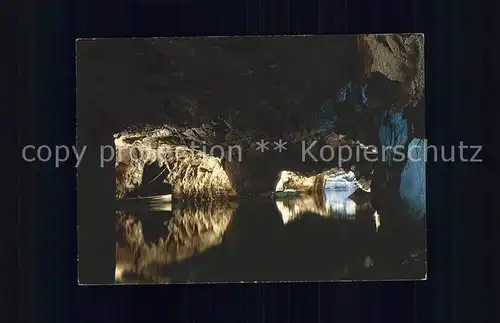 Hoehlen Caves Grottes St. Leonard Lac Souterrain Kat. Berge