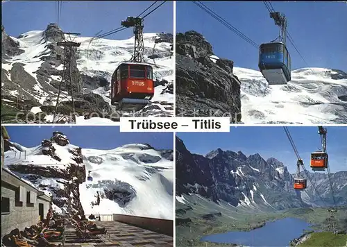 Seilbahn Truebsee Titlis Engelberg Restaurant Stand  Kat. Bahnen