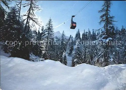 Seilbahn Furtschellas Sils Engadin Kat. Bahnen