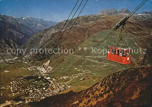 Seilbahn Andermatt Gemsstock Kat. Bahnen