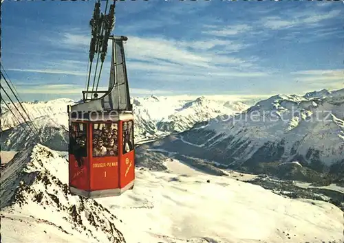 Seilbahn Corviglia Piz Nair St. Moritz  Kat. Bahnen