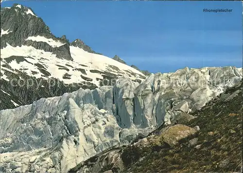 Gletscher Rhonegletscher Gerstenhorn Furkastrasse  Kat. Berge