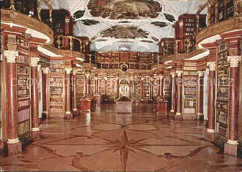 Bibliothek Library St. Gallen Stiftsbibliothek Kat. Gebaeude