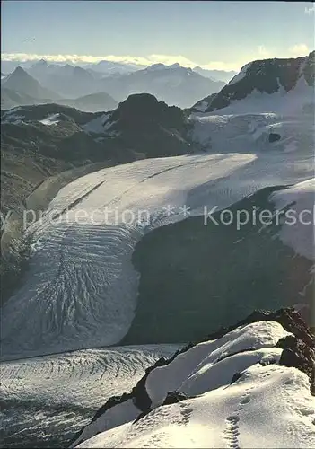 Gletscher Persgletscher Diavolezza Bergstation Kat. Berge