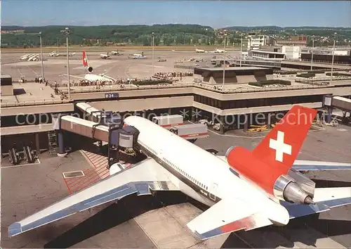 Swissair Zuerich Flughafen  Kat. Flug