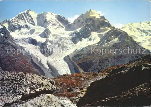 Gletscher Fuorcla Surlej Piz Bernina Piz Roseg Kat. Berge