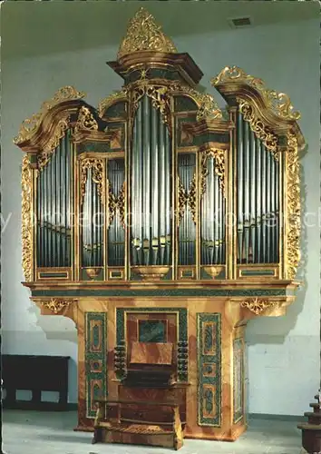 Kirchenorgel Sitzberg ZH  Kat. Musik