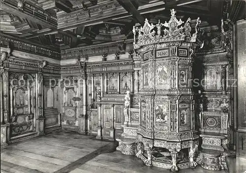 Kachelofen Prinkzimmer Haus zum alten Seidenhof Zuerich  Kat. Handwerk