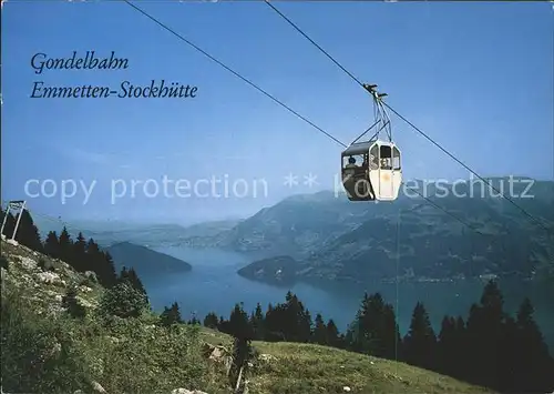 Seilbahn Emmetten Stockhuette  Kat. Bahnen