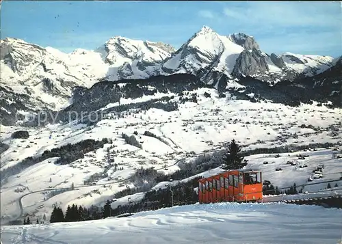Zahnradbahn Unterwasser Iltios Stoss Saentis Schafberg Kat. Bergbahn