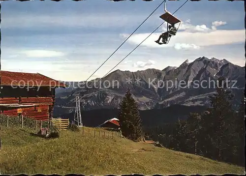 Sessellift Foppa Flims Piz Riein Kat. Bahnen