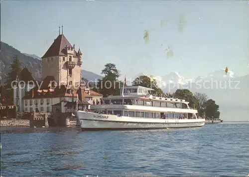 Motorschiffe MS Bluemlisalp Thunersee Oberhofen  Kat. Schiffe