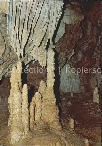 Hoehlen Caves Grottes Grottes de Vallorbe Couloir principal Kat. Berge