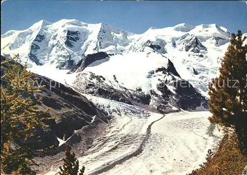 Gletscher Morteratschgletscher Piz Palue Bellavista Kat. Berge