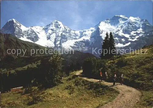 Berge Natur Eiger Moench Jungfrau Kat. Berge