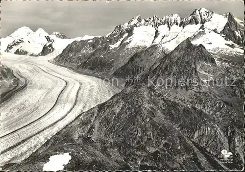 Gletscher Glacier d Aletsch  Kat. Berge