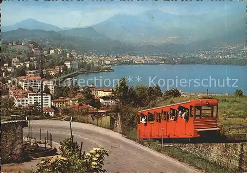 Zahnradbahn Monte San Salvatore Lugano  Kat. Bergbahn