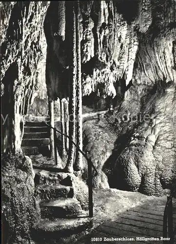 Hoehlen Caves Grottes Zauberschloss Hoellgrotten Baar Kat. Berge