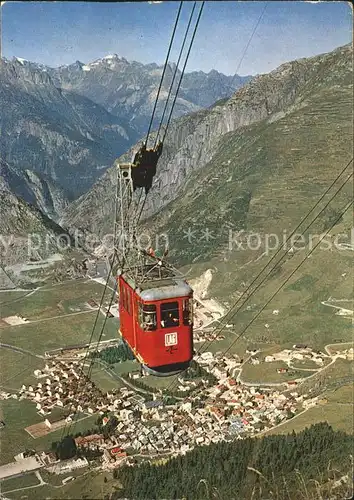 Seilbahn Gemsstock Andermatt  Kat. Bahnen