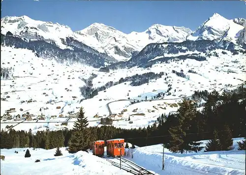 Zahnradbahn Unterwasser Iltios Stoss Saentis Schafberg Kat. Bergbahn