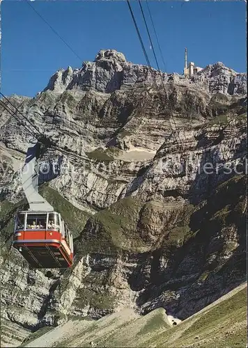 Seilbahn Saentis Schwaegalp Gyrenspitz  Kat. Bahnen