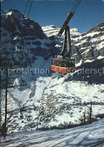 Seilbahn Torrent Leukerbad Loeche les Bains Kat. Bahnen