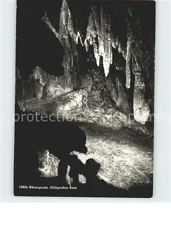 Hoehlen Caves Grottes Hoellgrotten Baar Baerengrotte  Kat. Berge