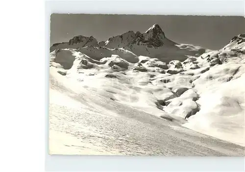 Gletscher Bivio Forcellina Pass Piz Forcellina Kat. Berge